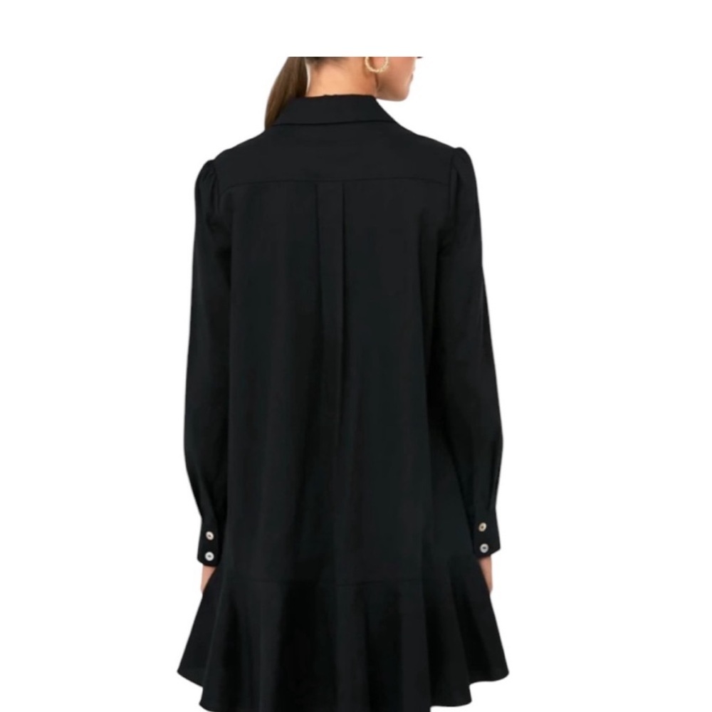 NWOT Tuckernuck Small Women's Black
Callahan Dress Ruffle Hem Swing Oversized - Picture 8 of 13